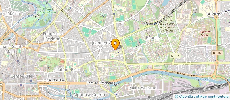 localisation de l'entreprise MONSIEUR ARMEL BAKULU VANGU  RENNES