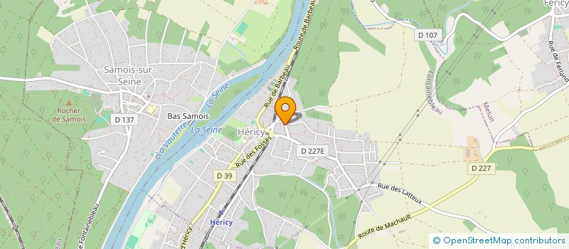 localisation de l'entreprise MONSIEUR ARMEL BOSSOU  HERICY