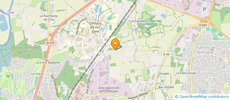 localisation de l'entreprise MONSIEUR ARMEL BOURDON  BRUZ