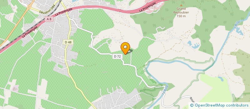 localisation de l'entreprise MONSIEUR ARMEL BRUCELLE  VIDAUBAN