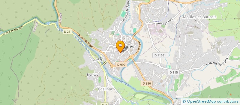 localisation de l'entreprise MONSIEUR ARMEL CONTE  GANGES