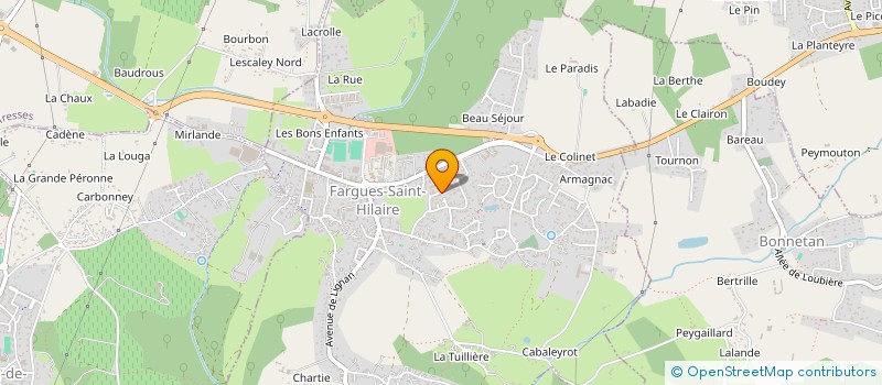 localisation de l'entreprise MONSIEUR ARMEL DAUBERNET  FARGUES-SAINT-HILAIRE