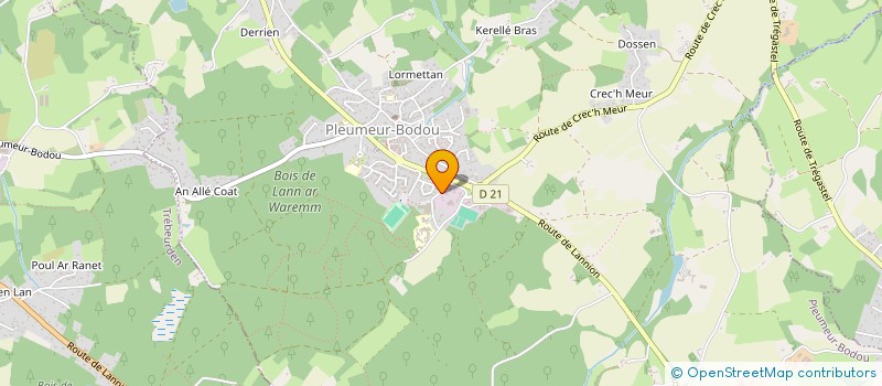 localisation de l'entreprise MONSIEUR ARMEL DENIAU  PLEUMEUR-BODOU