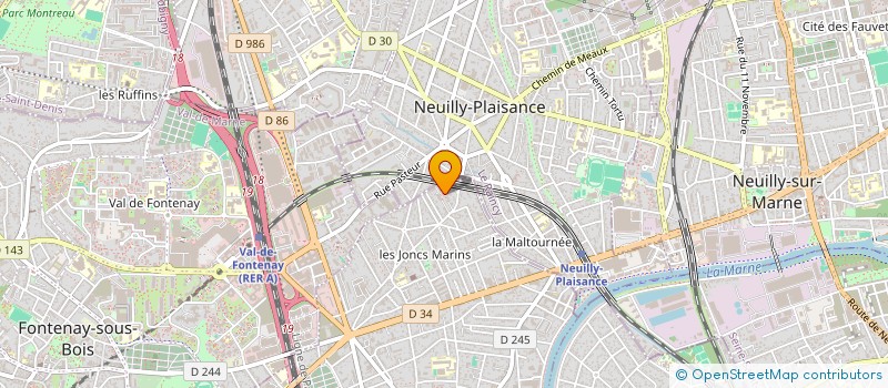 localisation de l'entreprise MONSIEUR ARMEL DESLANDES à LE PERREUX-SUR-MARNE