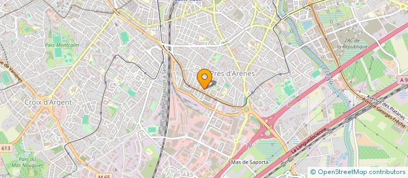 localisation de l'entreprise MONSIEUR ARMEL DZOUPET à MONTPELLIER