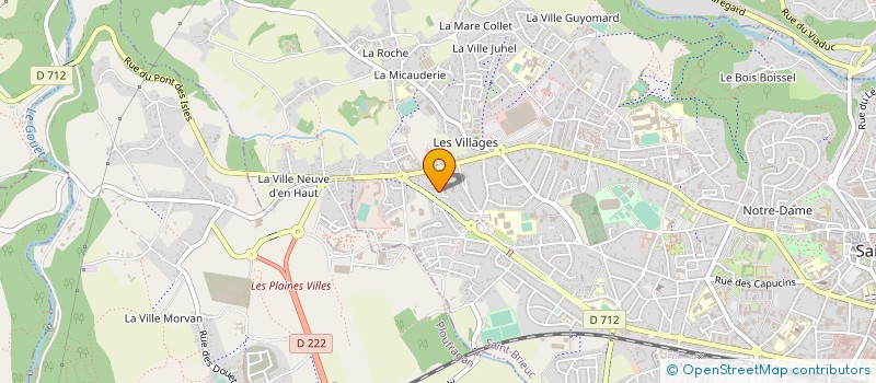 localisation de l'entreprise MONSIEUR ARMEL EVRARD YABORO GREGBOMON à SAINT-BRIEUC