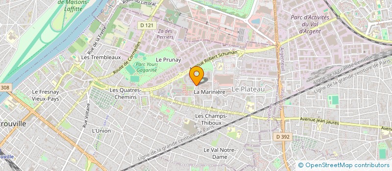 localisation de l'entreprise MONSIEUR ARMEL FOTSING  SARTROUVILLE