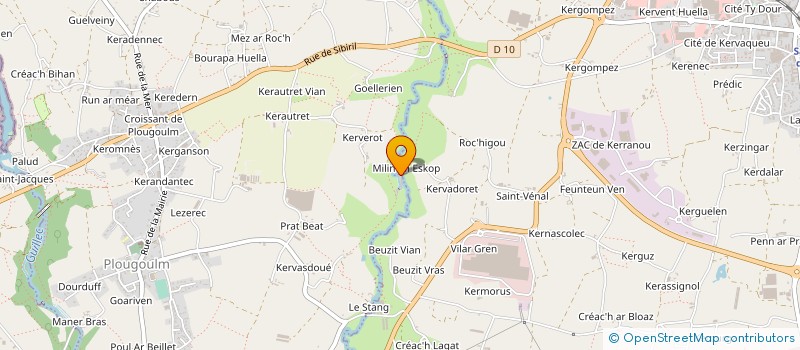 localisation de l'entreprise MONSIEUR ARMEL GENTIEN  SAINT-POL-DE-LEON