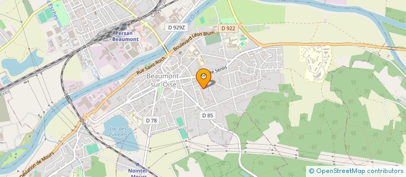 localisation de l'entreprise MONSIEUR ARMEL GIBAULT  BEAUMONT-SUR-OISE