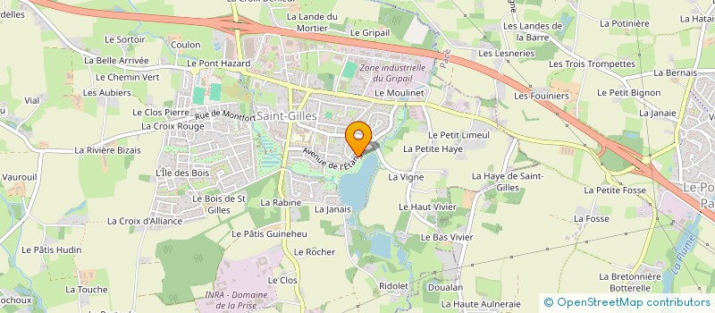 localisation de l'entreprise MONSIEUR ARMEL HUET à SAINT-GILLES