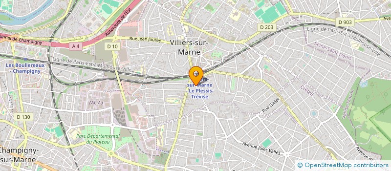 localisation de l'entreprise MONSIEUR ARMEL ISSOWA IYONI  VILLIERS-SUR-MARNE