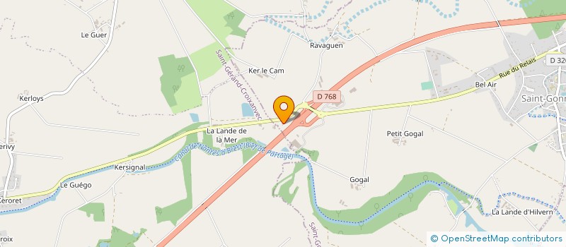 localisation de l'entreprise MONSIEUR ARMEL JEHANNO  SAINT-GERAND-CROIXANVEC