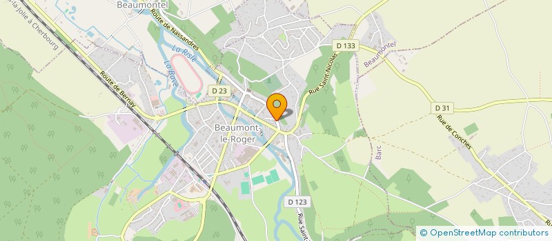 localisation de l'entreprise MONSIEUR ARMEL LE CAM  BEAUMONT-LE-ROGER