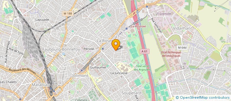 localisation de l'entreprise MONSIEUR ARMEL LE MAUFF  TOULOUSE