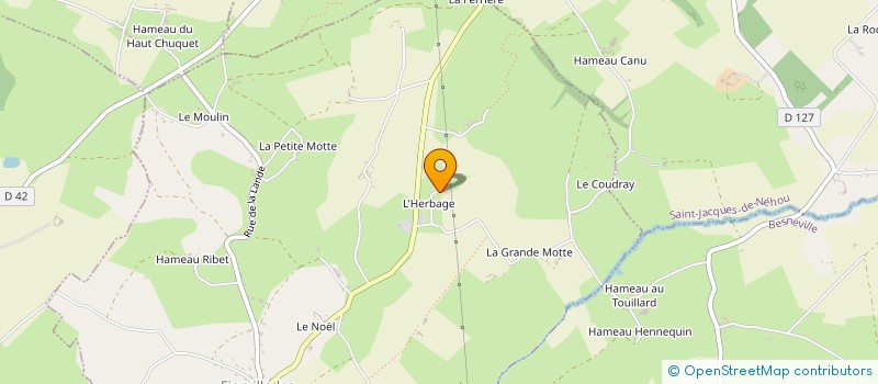 localisation de l'entreprise MONSIEUR ARMEL LEMETEYER à FIERVILLE-LES-MINES
