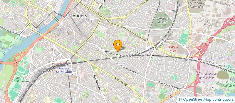 localisation de l'entreprise MONSIEUR ARMEL LEVESQUE à ANGERS
