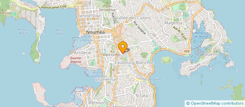 localisation de l'entreprise MONSIEUR ARMEL MARAIS à NOUMEA