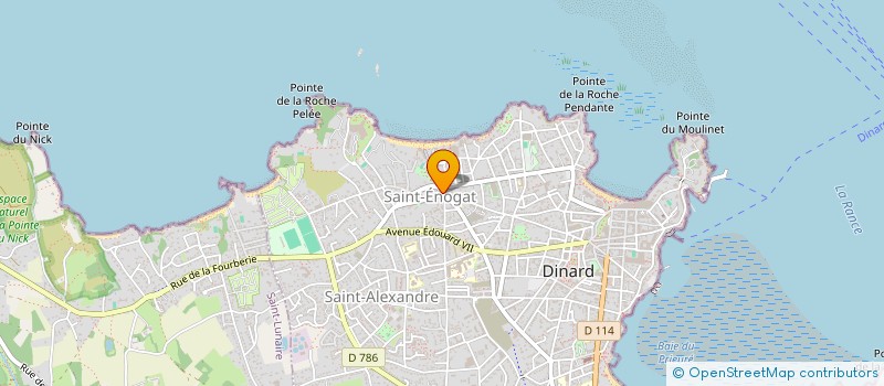 localisation de l'entreprise MONSIEUR ARMEL MARTIN  DINARD