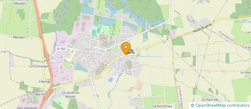 localisation de l'entreprise MONSIEUR ARMEL MASSON  TRESBUF