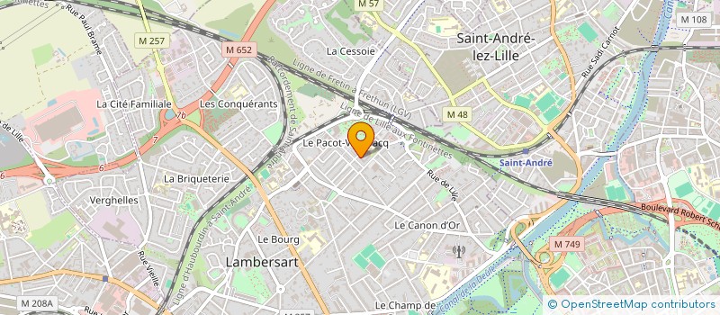 localisation de l'entreprise MONSIEUR ARMEL MONZALE à LAMBERSART