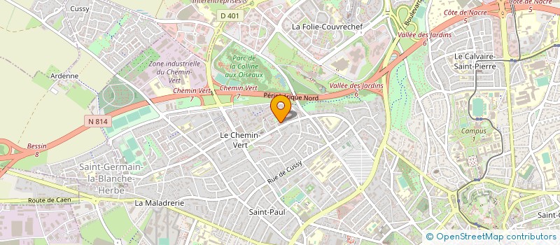localisation de l'entreprise MONSIEUR ARMEL PINGAULT à CAEN