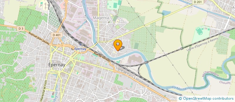 localisation de l'entreprise MONSIEUR ARMEL PUECH  EPERNAY