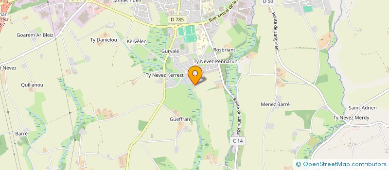 localisation de l'entreprise MONSIEUR ARMEL RIOU  BRIEC