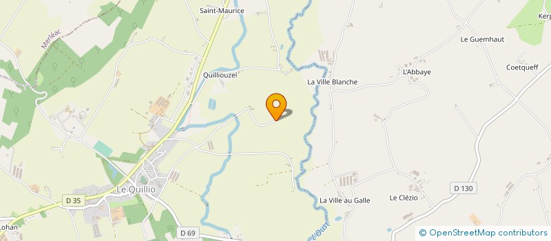 localisation de l'entreprise MONSIEUR ARMEL ROBIC  SAINT-THELO