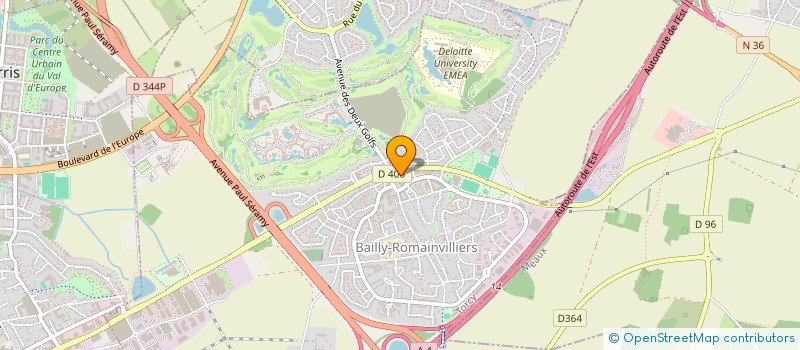 localisation de l'entreprise MONSIEUR ARMEL SATCHIVI  BAILLY-ROMAINVILLIERS