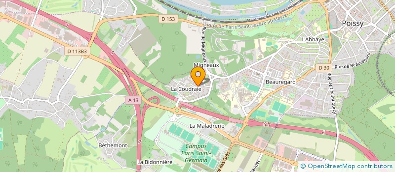 localisation de l'entreprise MONSIEUR ARMEL SELMANE  POISSY