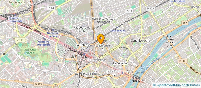localisation de l'entreprise MONSIEUR ARMEL TOHIO à COURBEVOIE