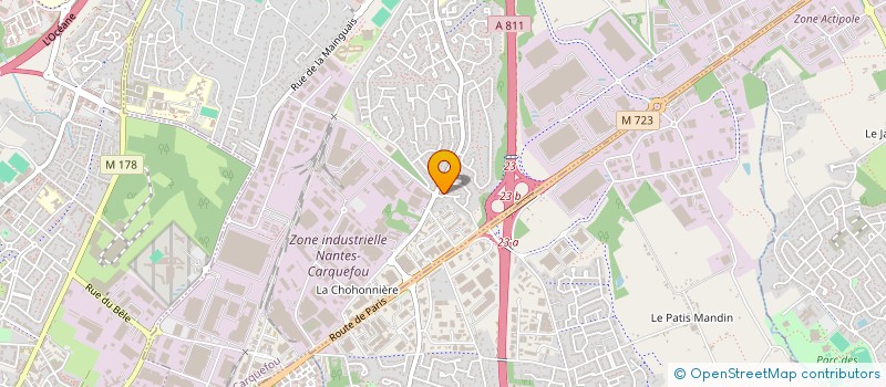 localisation de l'entreprise MONSIEUR ARMEL TREGOUET à CARQUEFOU