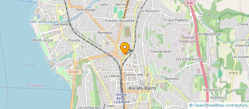 localisation de l'entreprise MONSIEUR ARMEN COLOMBON  AIX-LES-BAINS