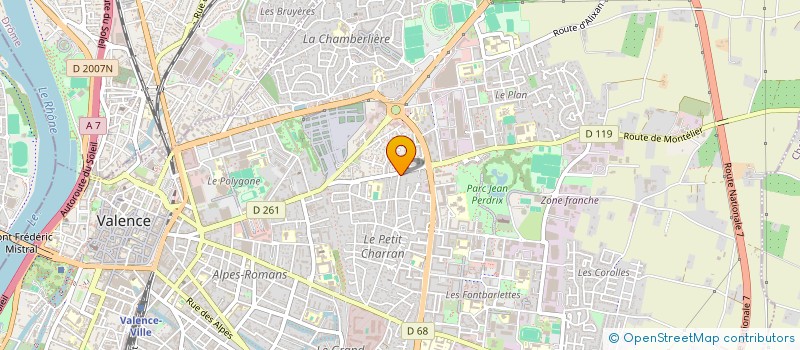 localisation de l'entreprise MONSIEUR ARMEN EGUIZARYAN à VALENCE
