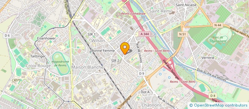localisation de l'entreprise MONSIEUR ARMEN KALININE  REIMS