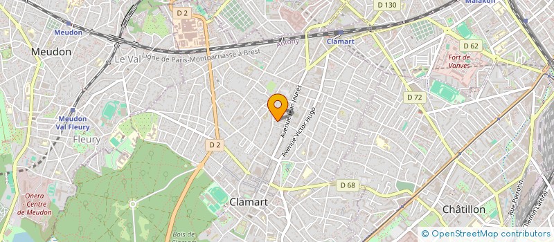 localisation de l'entreprise MONSIEUR ARMEN KIRAKOSYAN à CLAMART