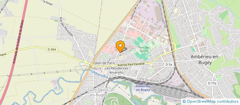 localisation de l'entreprise MONSIEUR ARMEN LATIFI  AMBERIEU-EN-BUGEY