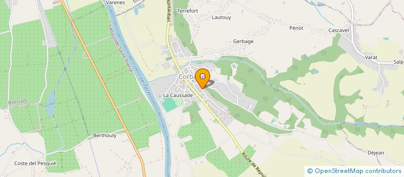 localisation de l'entreprise MONSIEUR ARMEN MURADYAN  CORBARIEU