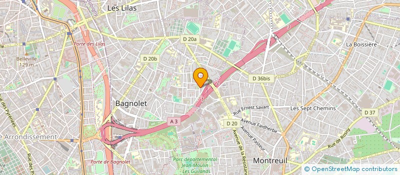 localisation de l'entreprise MONSIEUR ARMEND AME à BAGNOLET
