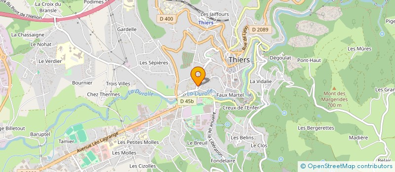 localisation de l'entreprise MONSIEUR ARMENIO FIGUEIRA  THIERS