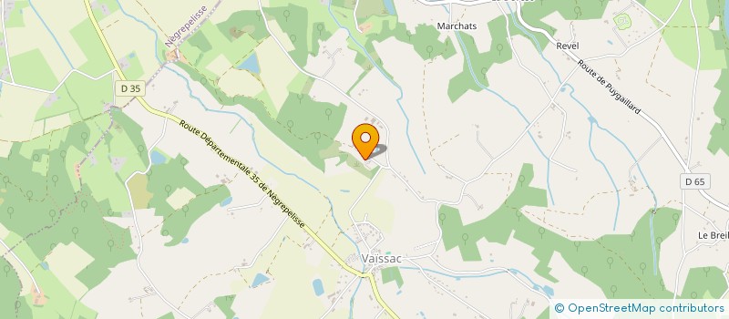 localisation de l'entreprise MONSIEUR ARMENIO JORGE  VAISSAC