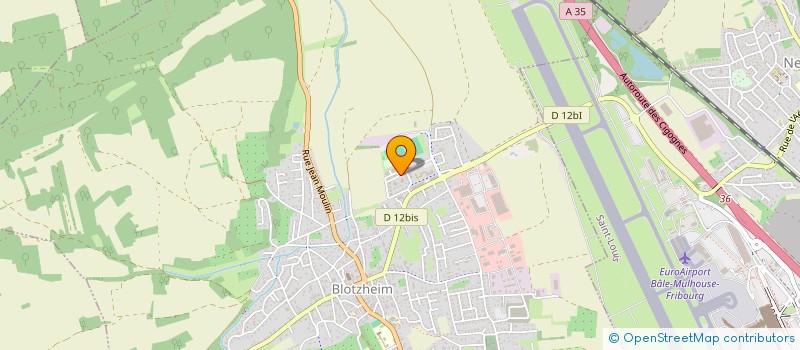 localisation de l'entreprise MONSIEUR ARMIN CUNJALO  BLOTZHEIM