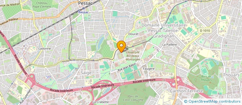 localisation de l'entreprise MONSIEUR ARMIN GRADASCEVIC  PESSAC