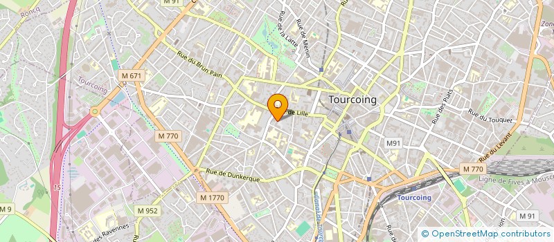 localisation de l'entreprise MONSIEUR ARMIN NASIRI  FARD  TOURCOING