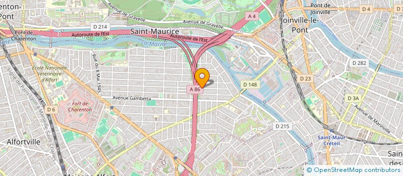 localisation de l'entreprise MONSIEUR ARMINDO BENTO à MAISONS-ALFORT