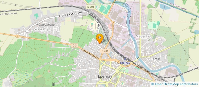 localisation de l'entreprise MONSIEUR ARMINDO DA SILVA  EPERNAY