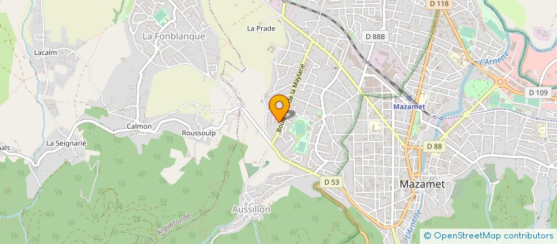 localisation de l'entreprise MONSIEUR ARMINDO DOS SANTOS  AUSSILLON