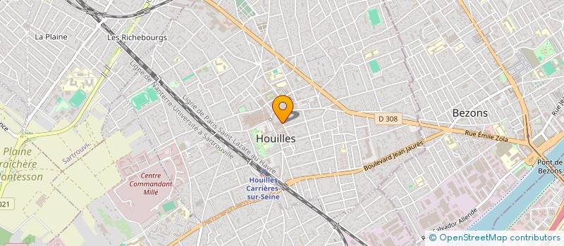 localisation de l'entreprise MONSIEUR ARMINDO MENDES  HOUILLES