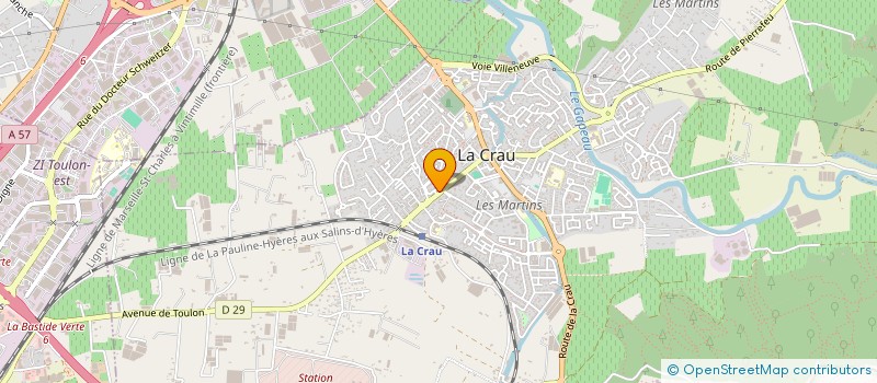 localisation de l'entreprise MONSIEUR ARNALDO DE SABRITO à LA CRAU