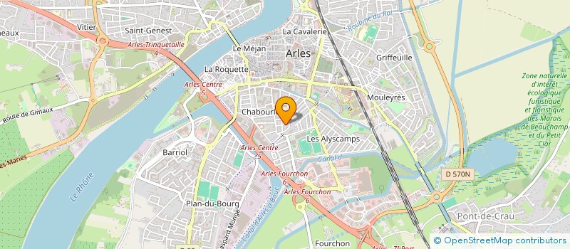 localisation de l'entreprise MONSIEUR ARNALDO MARIOTTI  ARLES